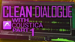 Clean Dialogue in Acoustica — Rotate Phase for Loudness and Extract:Dialogue for Noise Reduction