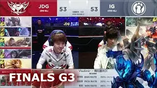 IG vs JDG - Game 3 | Grand Finals S9 LPL Spring 2019 | Invictus Gaming vs JDG Gaming G3