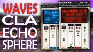 Waves CLA EchoSphere - Review and Tutorial - Great Slap Delay and Plate Reverb Plugin