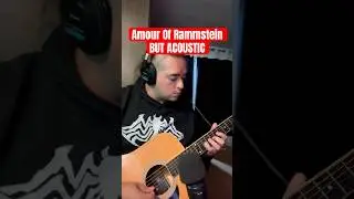 Rammstein - Amour But Acoustic #rammstein #guitarcover #amour #metalindustrial