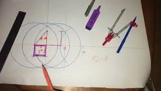 Drawing a Kepler Triangle (Great Pyramid)