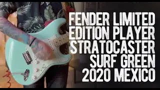 Fender Limited Edition Player Stratocaster Surf Green 2020 Mexico