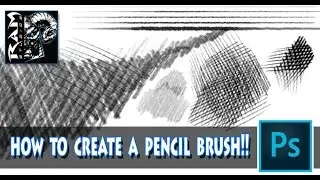 How to Create a Pencil Brush In Photoshop CC  - Tutorial - Narrated