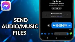 How To Send Audio Song / Music Files On Facebook Messenger