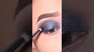 #shorts Blue Smokey Eyeshadow Look || Shilpa