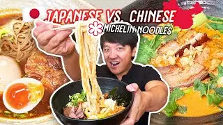 Japanese vs. Chinese MICHELIN Noodles & BEST Cheap Eats in Vancouver Canada