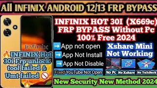 Infinix hot 30i Google Account Remove|| Infinix Hot 30i Frp Bypass Android 12/13 ||Infinix x669c Frp