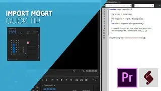 Premiere Scripting QuickTip - Import Mogrt