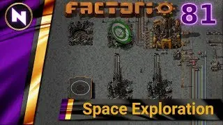 Factorio 0.17 Space Exploration #81 SPACE PLATFORM SCAFFOLDING