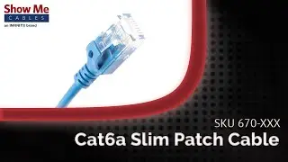 Cat6a Slim Patch Cables | SKU: 670-XXX