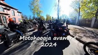 Motohooaja avamine 2024, paraad Pärnu-Sindi