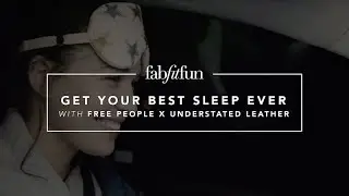 Get Your Best Sleep Ever with the Free People x Understated Leather Starry Eyed Travel Eye Mask