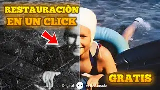 RESTAURAR fotos antiguas CON IA FACIL Y GRATIS 👈