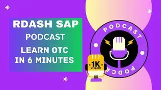 RDASH SAP PODCAST | Learn OTC in 6 Minutes | #podcast