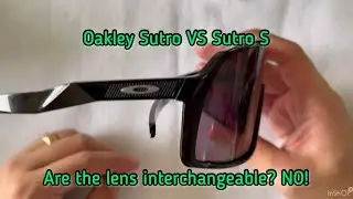 Oakley Sutro / Sutro S Lens interchangeable?  how to swap and Oakley Zero Fog Plus