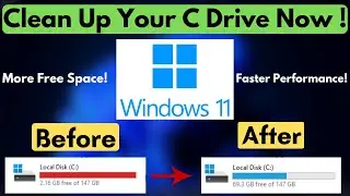 How to Clean Your C Drive Windows 11 | How to Clean C Drive in PC