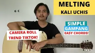 EASY GUITAR CHORDS (Melting - Kali Uchis) (Guitar Tutorial) VIRAL TIKTOK TREND!