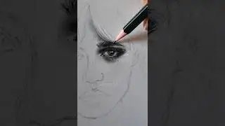 processus😍как нарисовать how to #drawing #уэнздей 🖌️ #wenesday #shorts #art #artistal #tiktok