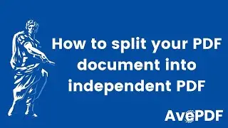 How to split your PDF document into independent PDF files online