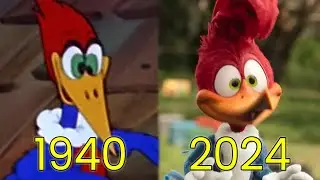 Evolution of Woody Woodpecker in Movies & TV (1940-2024)