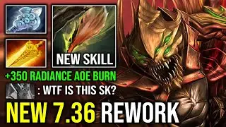 NEW 7.36 STINGER SKILL 350 Radiance Sand Storm Unlimited AOE Burning 100% Annoying Sand King Dota 2