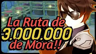 ⭐GANA 3M de MORA POR VERSIÓN DEL JUEGO!!⭐ LA MEJOR RUTA DE ARTEFACTOS v2.0 | Genshin Impact Español