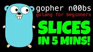 GOLANG SLICES IN 5 MINUTES!!!!! Go Slices Tutorial for Beginners!!!