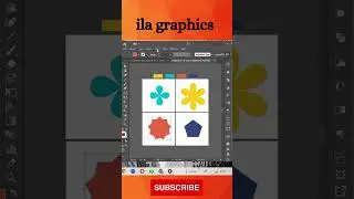 HOW TO MAKE FLOWERS IN AI USING SIMPLE SHAPES