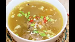 Великолепный суп с фасолью и куриной печенью!💯💥Great soup with beans and chicken liver!