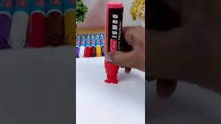 Activating a HUGE Red JUMBO Marker ! So Satisfying !