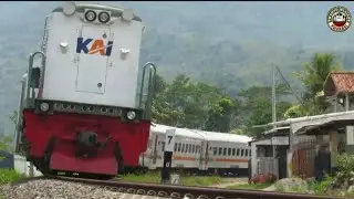 KERETA TENAGA SUPER JAGONYA JALUR SELATAN || COMMUTER GARUT LINE MENIKUNG PARAH