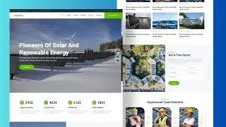 Renewable Energy - Solar Energy -Green Energy Website Design