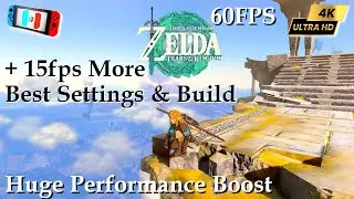 The Legend of Zelda: Tears of the Kingdom ~4K 60FPS Huge Performance Boost | Ryujinx | Best Settings