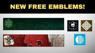 New Free Destiny 2 Emblems!