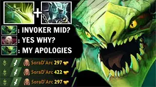 Having Hard Time vs Invoker Mid? Try This! Poison Burst Viper DELETE Invoker in Top Ranked Dota 2