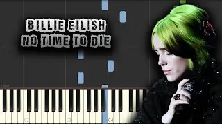 Billie Eilish - No Time To Die - [Piano Tutorial] (Synthesia) (Download MIDI + PDF Scores)