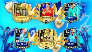 Who is the BEST GK in fifa mobile?? | Courtois VS Kobel VS Ramsdale VS Vds VS De gea | FM