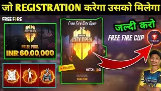 HOW TO REGISTER FREE FIRE CITY OPEN TOURNAMENT | FREE FIRE CITY OPEN REGISTRATION PROCESS