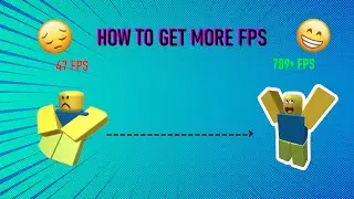 HOW TO REMOVE THE ROBLOX 60 FPS CAP AND GET MORE FPS FOR FREE ON ROBLOX!!! (WORKING)