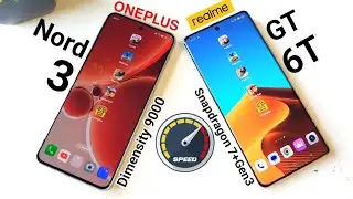 Realme GT 6T vs Nord 3 SpeedTest 🔥 🔥🔥