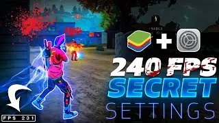 GET 240+ FPS IN LOW END PC ON BLUESTACKS ⚙️⚙️ ENABLE 240 FPS IN FREE FIRE PC