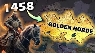 All Golden Horde Provinces By 1458 As EU4 Kazan - The Most Fun Horde!!