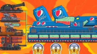 Мега танки VS БОСС PEPSi - Мультики про танки