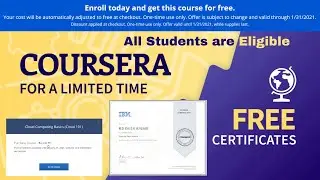 20+ Free Coursera Certificate Courses to Kick Off 2021| Coursera Courses  Free Online Certificates