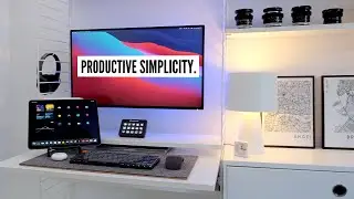 My Minimal Desk Setup Tour 2022 | Amazing Macbook Pro 14 Home Office Essentials