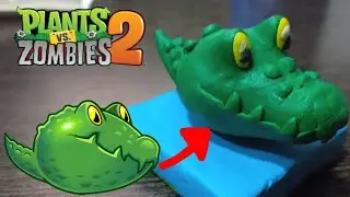 Как слепить Гуакодил из пластилина по игре Plants vs Zombies 2.Plastiline.