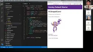 Building a compelling content experience with Gatsby & Drupal - DrupalCorn Meetup 11-12-2020