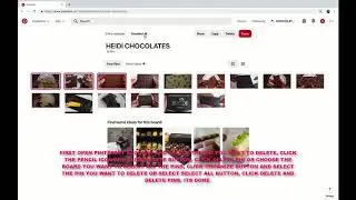 HOW TO DELETE SINGLE OR MULTIPLE PINTEREST PINS