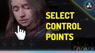 Selecting Multiple Shape Control Points in Resolve