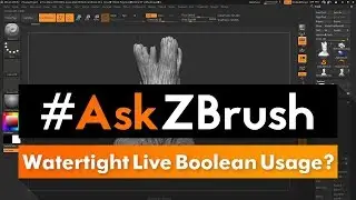 #AskZBrush: “How can I use Live Boolean to create a watertight mesh for 3D Printing?”